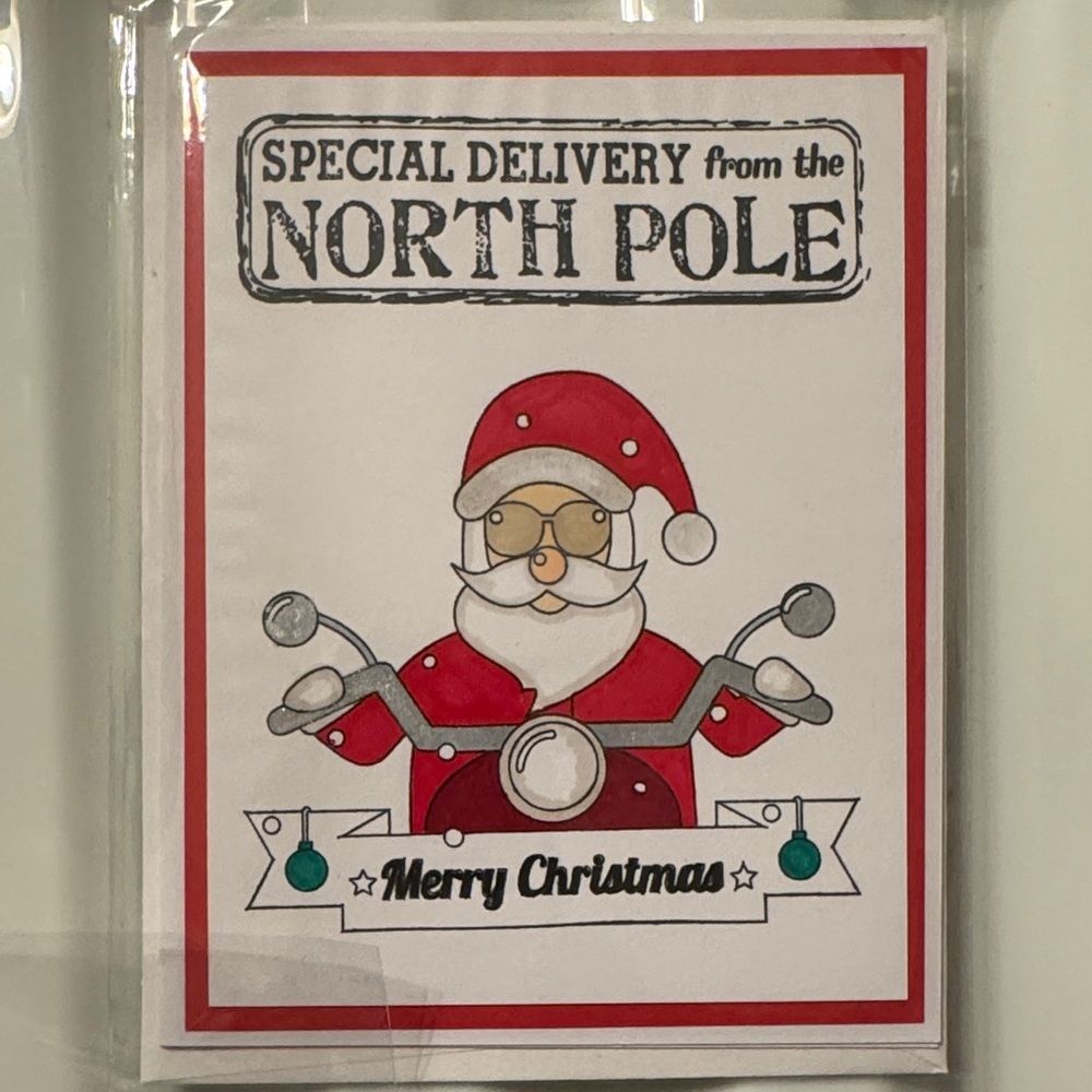 Santa Christmas Cards Set
